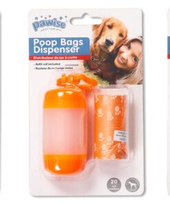 Pawise Poop Bag Dispenser (20 Sheets) (3 Colours)