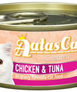 Aatas Cat Creamy Chicken & Tuna in Gravy 80g