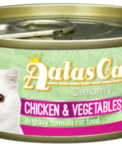 Aatas Cat Creamy Chicken & Vegetables in Gravy 80g