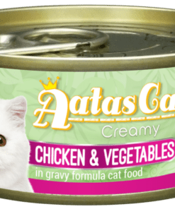 Aatas Cat Creamy Chicken & Vegetables in Gravy 80g