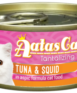 Aatas Cat Tantalizing Tuna & Squid in Aspic 80g