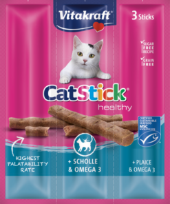 Vitakraft Cat Stick Mini Plaice w Omega 3 3pcs