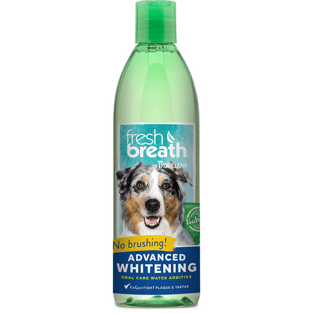 TropiClean Fresh Breath Oral Care Water Additive Advanced Whitening