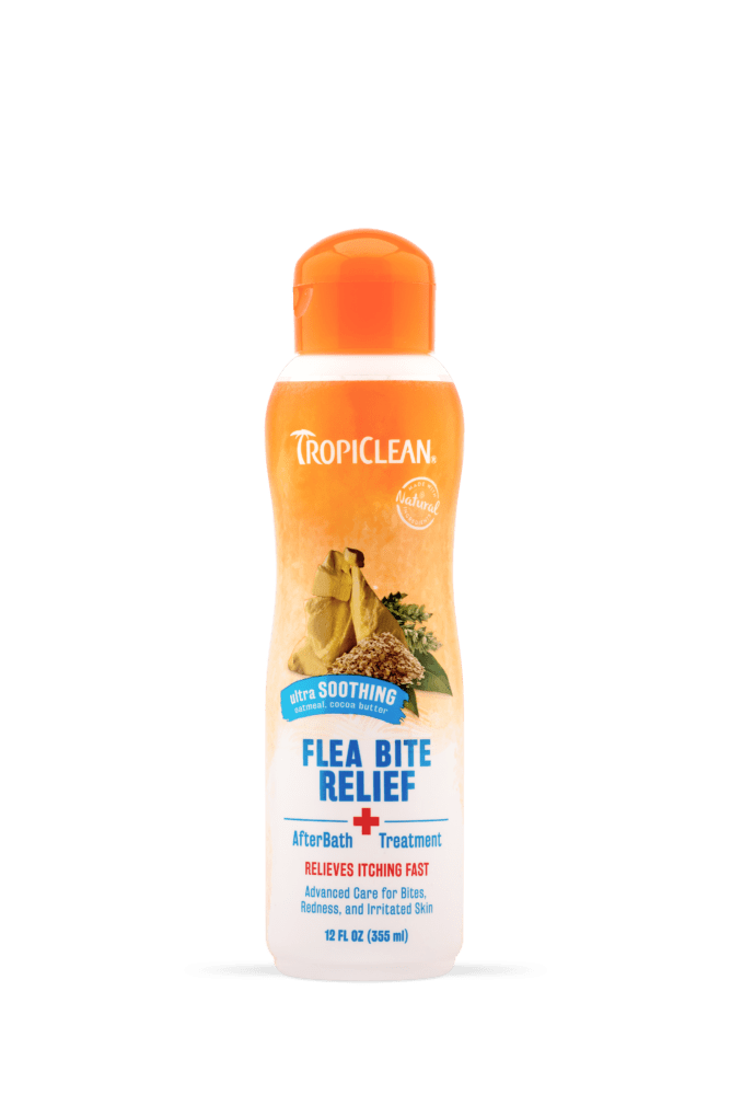 TropiClean Natural Flea & Tick, Bite Relief After Bath Treatment