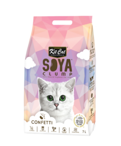 Kit Cat Soya Clump Soybean Litter 7L (Confetti)