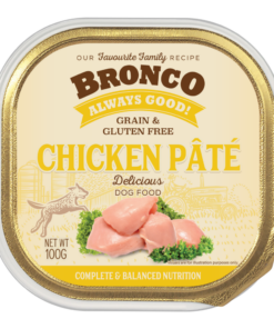 Bronco Chicken Pate Tray 100g