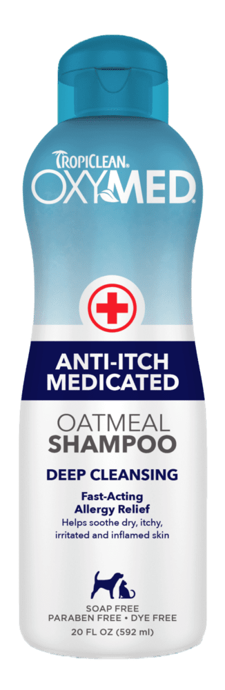 TropiClean OxyMed Anti-Itch Medicated Pet Shampoo (2 Sizes)