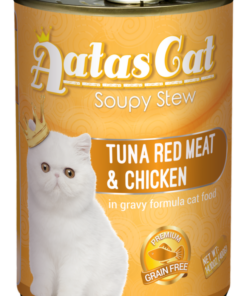 Aatas Cat Soupy Stew Tuna Red Meat w Chicken 400g