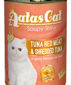 Aatas Cat Soupy Stew Tuna Red Meat w Shredded Tuna 400g