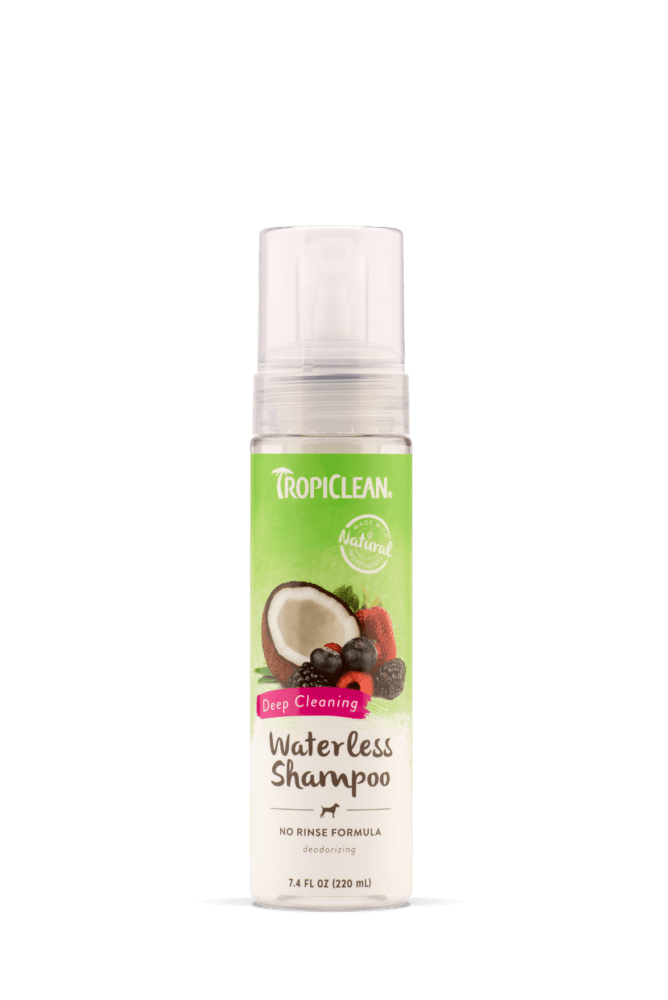 TropiClean Deep Cleaning Waterless Pet Shampoo 7.4 fl oz