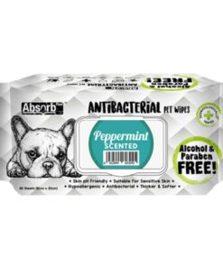 Absorb Plus AntiBacterial PetWipes 80pcs