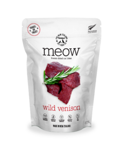 MEOW Freeze Dried Raw Wild Venison Cat Treats 50g