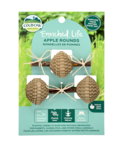 Oxbow Enriched Life - Apple Rounds Treats & Toy for Small Animals