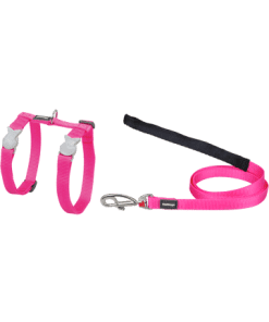 Red Dingo Cat Combo Classic - Harness & Lead - Hot Pink