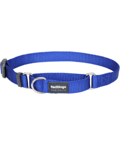 Red Dingo Martingale Half Check Collar - Dark Blue