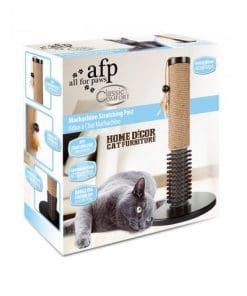 AFP Classic Comfort Mochachino Scratching Post with Rubber Bristles