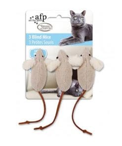 AFP Classic Comfort 3 Blind Mice Toy For Cat