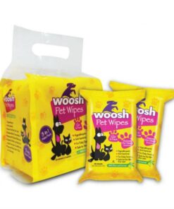 Woosh's Pet Wipes For Cats & Dogs (Value Pack 60ct)