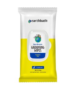 Earthbath Hypo-Allergenic Fragrance Free Wipes For Pets