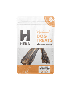Heka Air Dried Kangaroo Teeth Cleanser Dog Treat 150g
