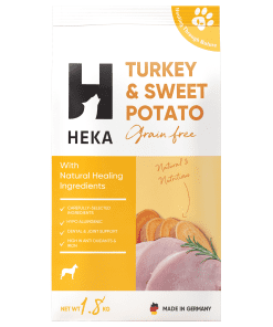 Heka Grain-Free Turkey & Sweet Potato Dog Dry Food (3 Sizes)